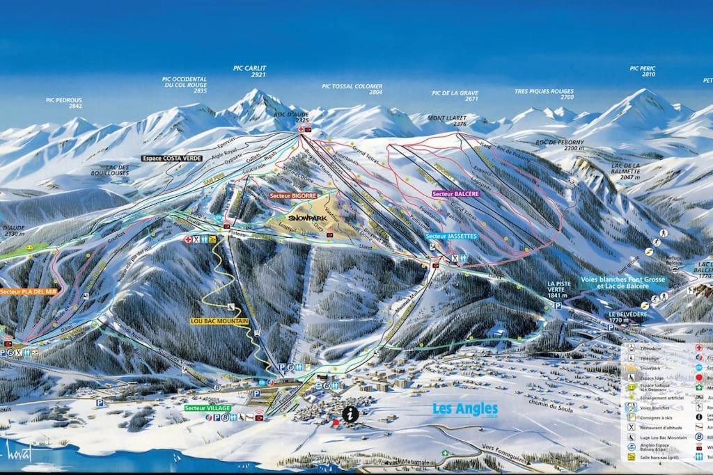 Studio Avec Tres Belle Vue Sur Les Angles Et Proche Des Pistes Екстер'єр фото